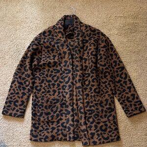 Express Leopard Print Jacket